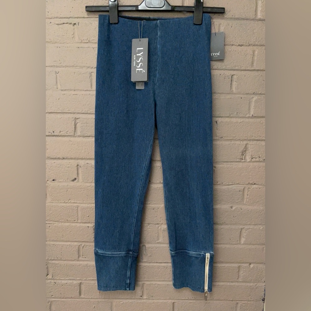 LYSEE NWT  zip ankle stretch jeans S